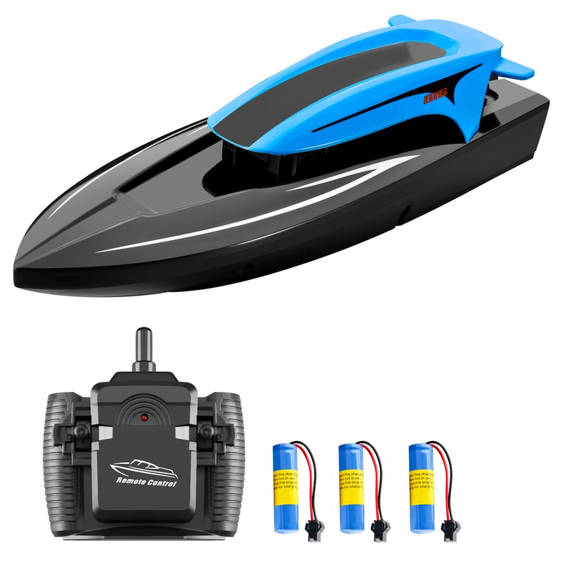 Remote Control Boat, 2.4G 20km/h High-speed Waterproof Remote Control Speed