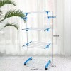 ping Multi Functional Foldable Rolling Clothe Drying Rack Clothing Metal