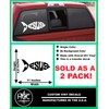 2 Pack - Jesus Fish | Car Decal Vinyl Sticker