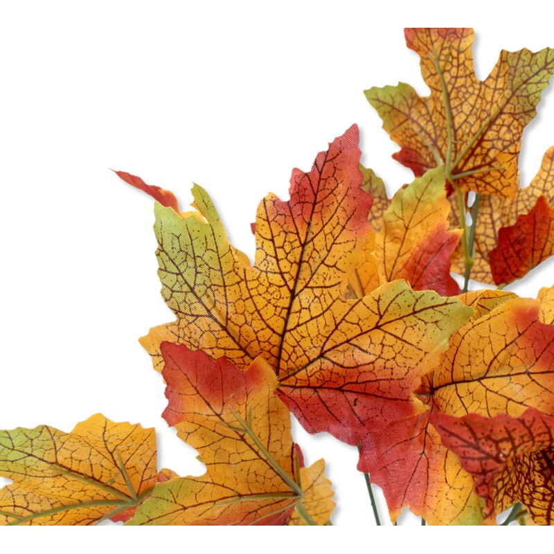 DARO DEKO Artificial Plant Shrub Leaf Frond Bouquet Maple Leaves