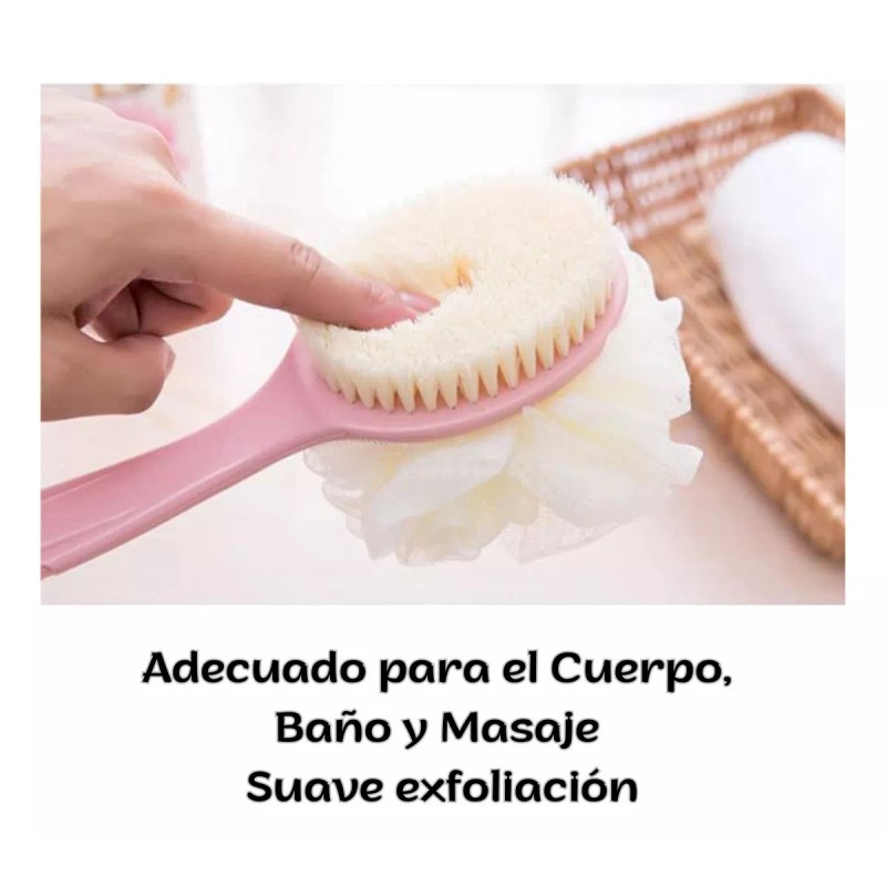 J & S Home Cepillo Corporal De Baño Ducha Exfoliante
