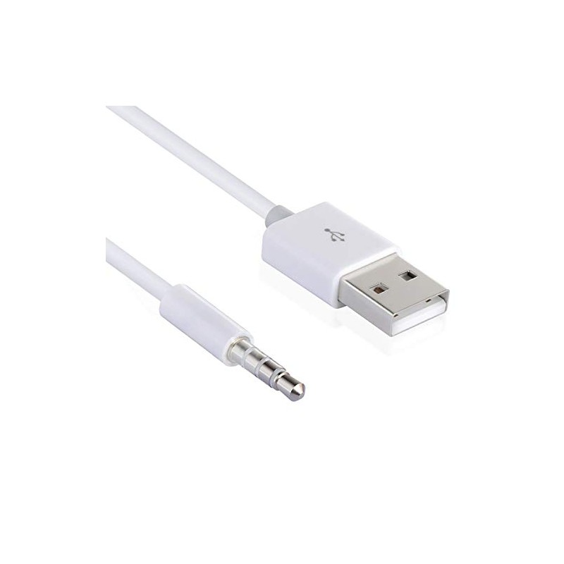3.5mm Male Jack to USB Charging Data Cable Compatible for