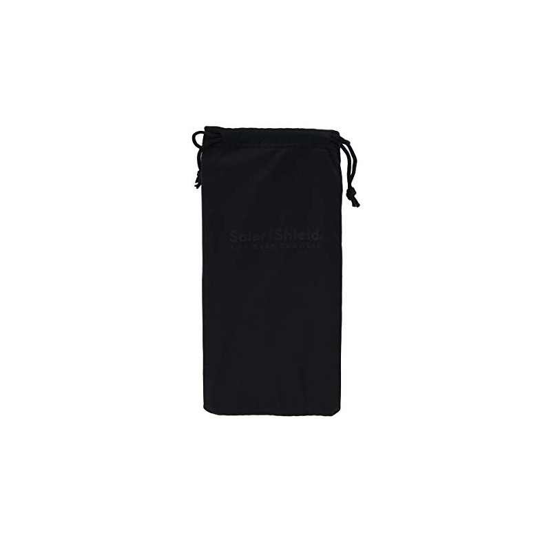 Dioptics Solar Shield Manchester Fits Over Sunglasses Polarized Rectangular, Black,