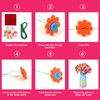 Hisdricus Flower Craft Set for Children, Flowers Crafts Felt Kits