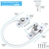 eSynic 8PCS Window Restrictor UPVC Locks for Baby Security Window