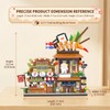 JYLWSMHMU Japanese Sushi Shop Building Blocks Set Japan Mini Blocks
