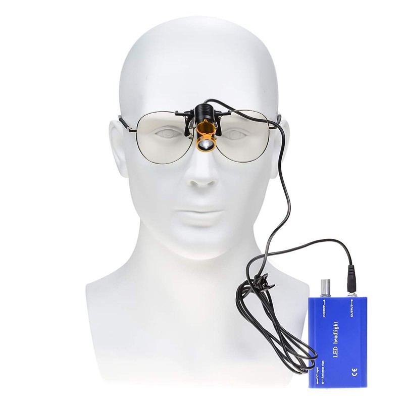 DOC.ROYAL 5W Portable LED Headlight Clip On LED Light Iron