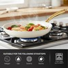 Gotham Steel 15 Pc Ceramic Cookware Set, Ceramic Pots and