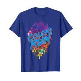 Color Run Shirt Kids Fun Race for Powder Color Runs T-Shirt
