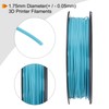sourcing map 1.75mm Filaments PLA Blue Green 0.25KG Dimensional Accuracy