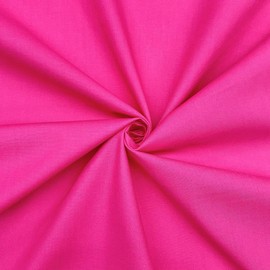 Fashion Track Cercie Pink Fabric Cotton by The Metre UK - 58 Inches / 147.5 cm Wide - 100% Cotton Fabric Plain - 60 Square - Available in 20 Colours and 5 Sizes (1 Metre, Cerise Pink)