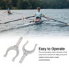 Bnineteenteam Boat Side Mount Oarlock, 2Pcs Rowlock Socket Bracket 2in