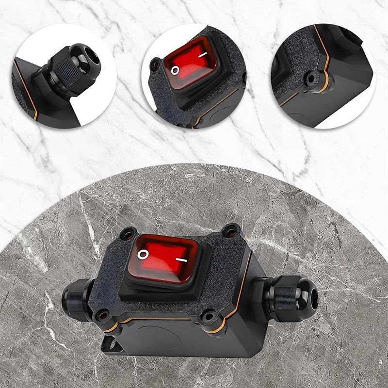 Waterproof Inline Switch 12 V 20 A, Switch, 12 V