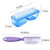 Qeedy 6 Pack Handle Grip Nail Cleaning Brush, Fingernail Brush