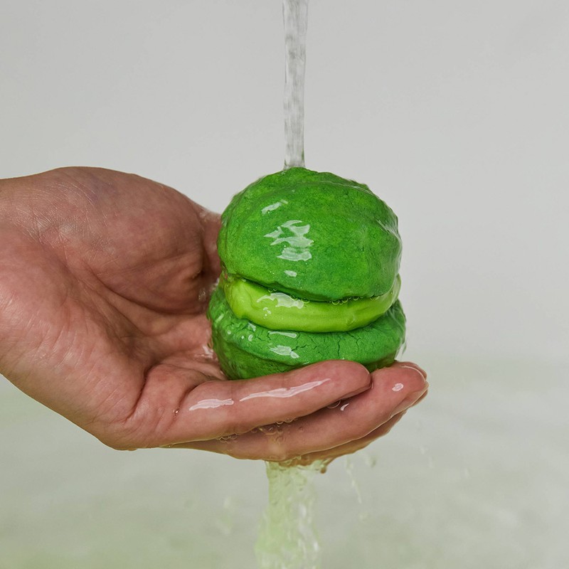 LUSH [Lush] Green Bubble Rune 100g - Bubble Bar/Bath Salt