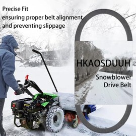 HKAOSDUUH 501818202 587209001 Snowblower Auger Drive Belt for Husqvarna ST230P Snowblowers 2004-2015 1/2" X 38.5"