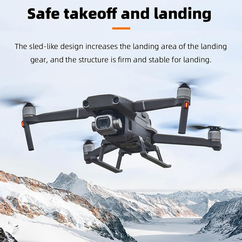 Bnineteenteam Drone Folding Landing Gear, ABS Drone Height Protector Extended