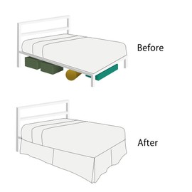 Queen Bed Skirt 18 Inch Drop Split Corner 100% Egyptian Cotton Luxury- 600 Thread Count Tailored 1 PC Bed Skirt Queen 60X80 Size Dark Grey 18 Inch Drop/Fall Easy to Wash Wrinkle & Fade Resistance