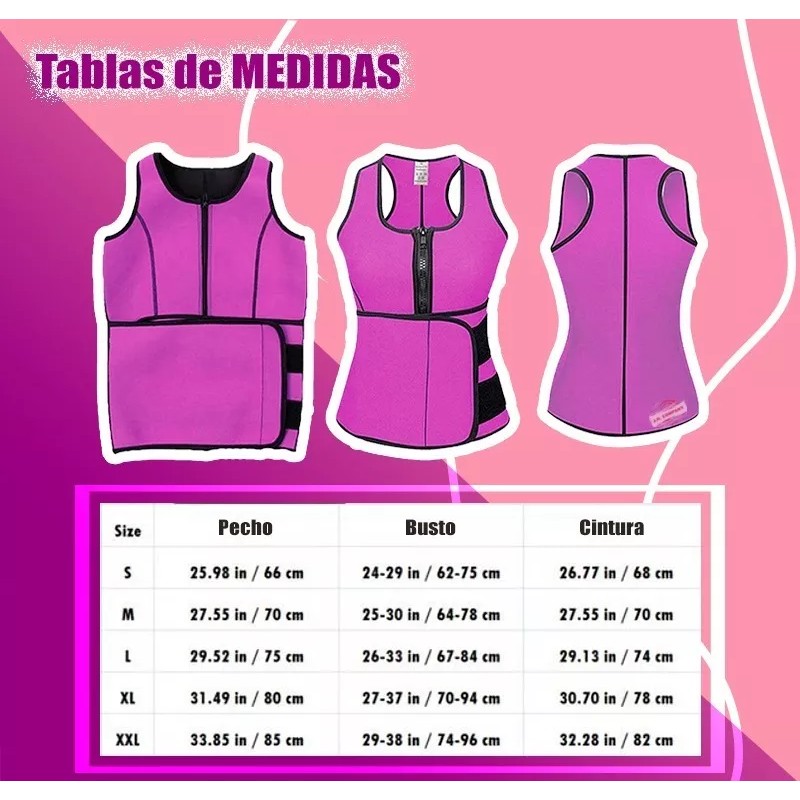J.H. Company Faja Colombiana Chaleco Neopreno Cintura Reductor Gym 811