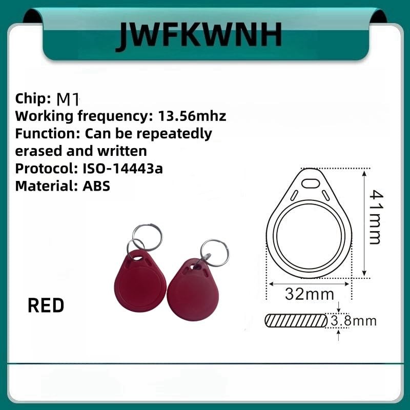 100 Piece MF Classic 1 K NFC RFID Token, RFID