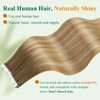 Easyouth Ombre Tape in Hair Extensions Human Hair Balayage Tape
