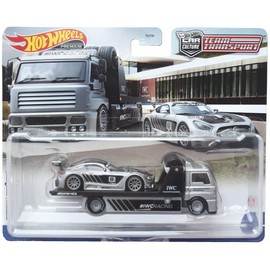 Hot Wheels Team Transport '16 Mercedes AMG GT3 Fleet Street, Silver #48