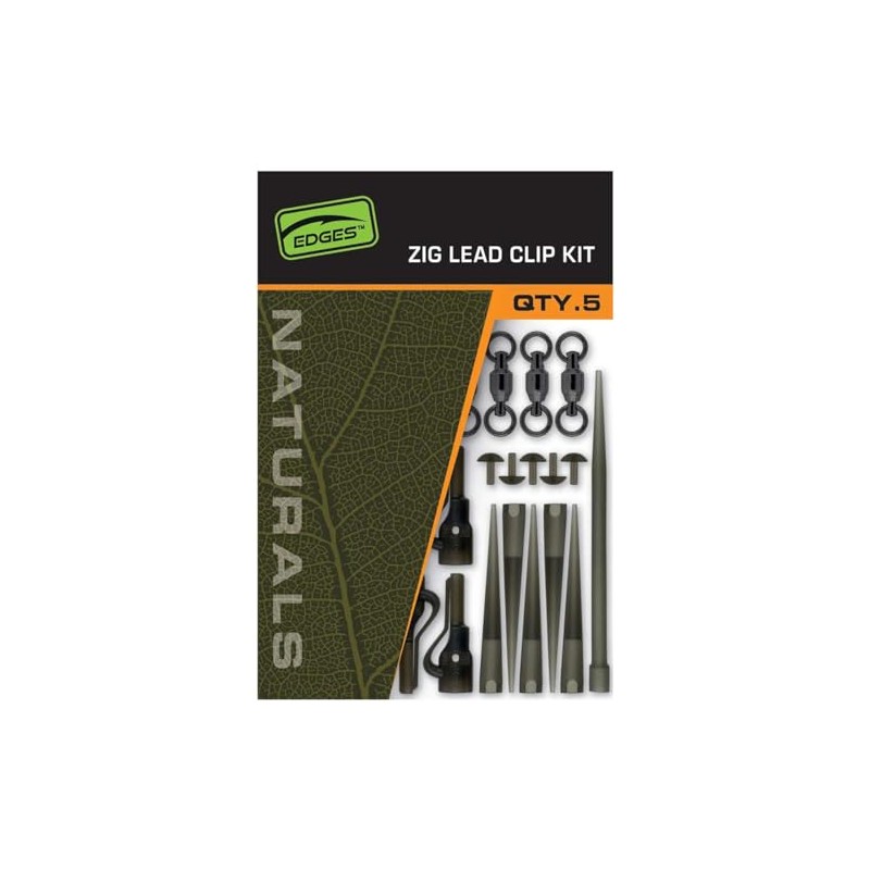 Fox Naturals Zig Lead Clip Kit - Rig Components for