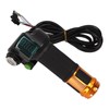 One Pair Electric Bike Throttle Handlebar with Red Screen Lock
