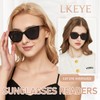 LKEYE Trendy Cat Eye Sunglasses for Women Fashion UV Protection
