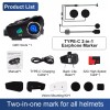 Unbranded Motorcycle Helmet Headset with 1080P WIFi Camera Bluetooth Call