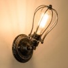 moonkist Vintage Wall Lamp Adjustable Rustic Retro Wire Cage Wall