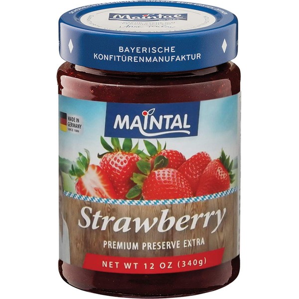 Maintal Strawberry Premium Preserve Extra, 12 Ounce