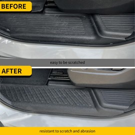 Maxzina Door Sill Protector Compatible with 2023-2025 Honda Pilot Side Step Protector Side Edge Step Guard Car Door Dust Shield Cover 2024 Pilot Exterior Accessories (Inner)