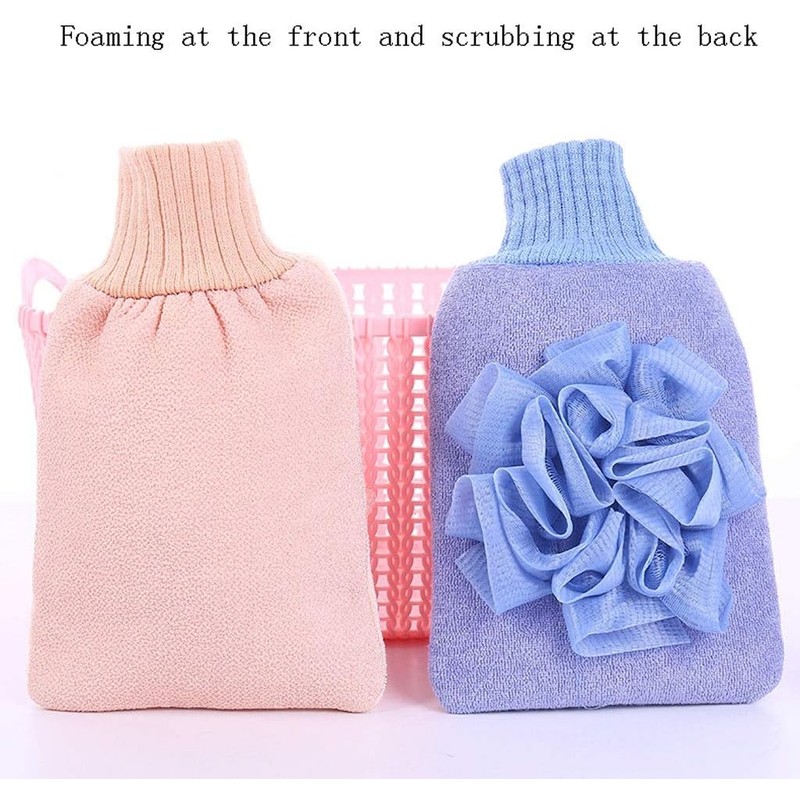 Guantes Exfoliantes de Baño para Adultos – Toalla de Ducha