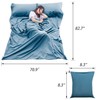 MongByYa Sleeping Bag Liner Lightweight Compact Sleeping Bag Sack Portable