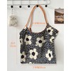 Women's Tote Bag, Handbag, Shoulder Bag, Foldable, Drawstring Pattern, Large