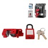 Circuit Breaker Lock Set Aluminum Alloy Anti Corrosion Electrical Safety