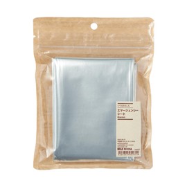 MUJI MJ-IMEMGB LA1H2A1A Emergency Sheet (Usual), Approx. 51.2 x 82.7 inches (130 x 210 cm)