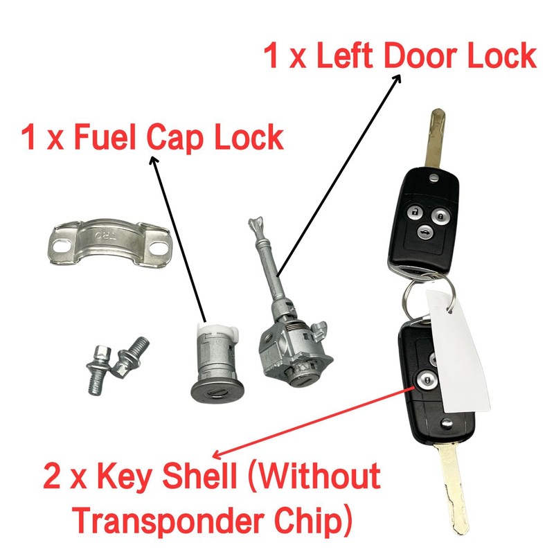 Ignition Switch Door Lock Cylinder Keys Full Set Fit for