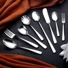 Csinos 304 Stainless Steel Spoon Shell Shape Flatware Spoon Dessert