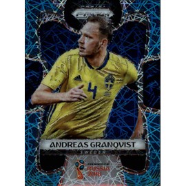 2018 Panini Prizm World Cup Prizms Light Blue Lazer #234 Andreas Granqvist SERS125 Sweden Futbol Soccer Parallel Refract