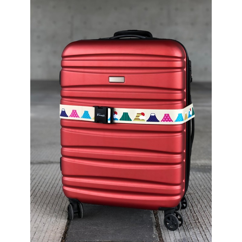 Teeoff Luggage Straps Suitcase Belts 荷物ストラップスーツケースベルトトラベルバッグアクセサリー調節可能な220CM (Volcanic)