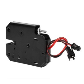 Electromagnet with Electric Magnetic Lock, Cabinet Drawers, DC 12V 2A, Fail-Safe for Door Access Control System with Detection Switch