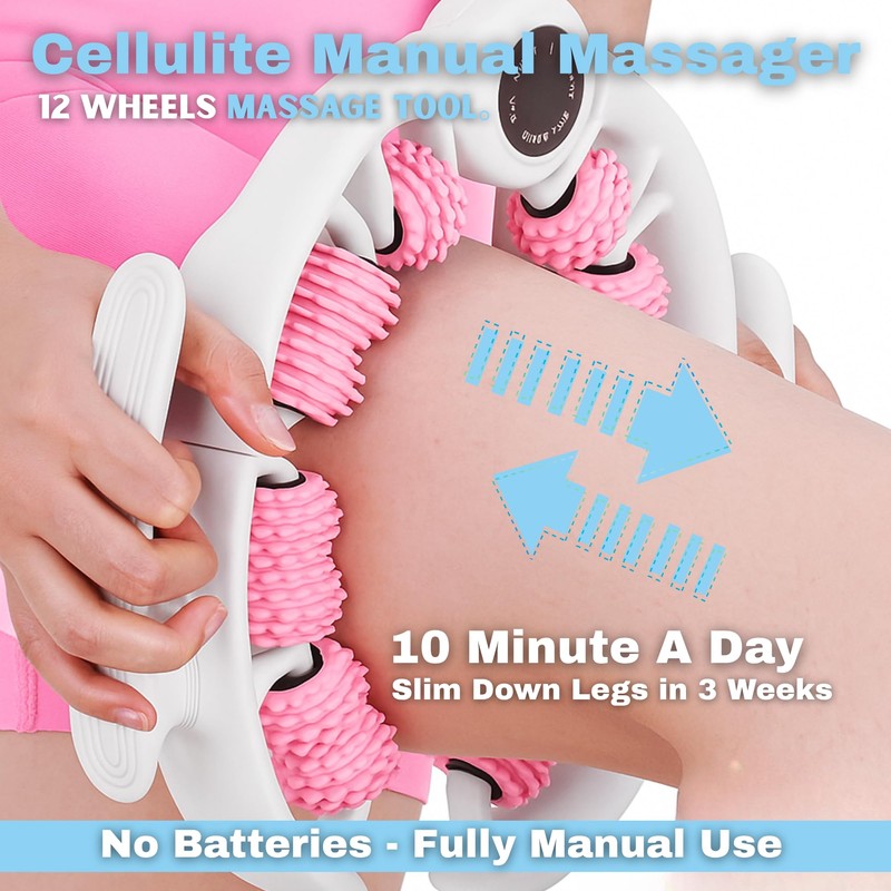Tydaris Anti Cellulite Roller - Lymphatic Drainage Massager, Cellulite Massage