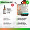 Organic Castor Oil For Face Moisturizer, Eyes, Eyelashes, Eyebrows, Wrinkles