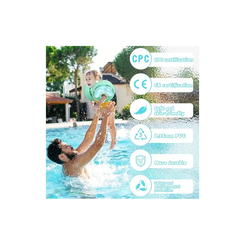 LOOWARTS Braccioli Bambini con 3 Camere d'aria Indipendenti, Bambino Realizzati