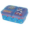 Sonic Sandwich Lunch Snack Box Multi Compartment Kids Children School