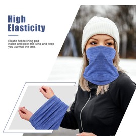 2 Pack Winter Neck Warmer Gaiter,Soft Fleece Windproof Face Mask Scarf Bandana Cold Weather Face Cover for Men & Women Outdoor Sports Skiing Cycling