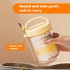 Habwah 3 Pack Overnight Oats jars with Lids and Spoons,