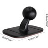 Black Car Dashboard Mount 17mm Ball Head Cellphone Magnetic Mount